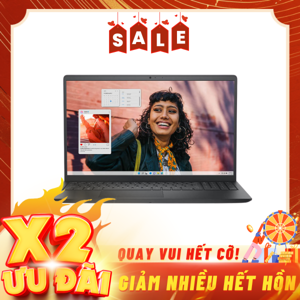 Laptop Dell Inspiron 3530 71043887 Đen ( Cpu i5-1334U, Ram 8GB, SSD 512GB, Vga Intel Iris Xe Graphics, 15.6 inch FHD, Finger Print, Win 11H,  Office HS21)