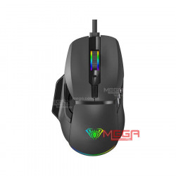 Chuột gaming có dây AULA F815 RGB Đen (Usb)