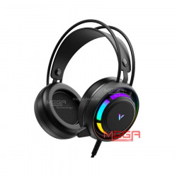 Tai nghe gaming có dây Rapoo VH360C Đen (Usb/Mic ngắn/Rgb Led)