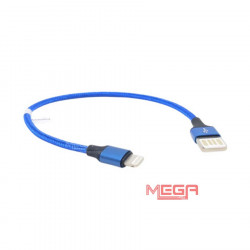 Cáp sạc Pisen Lightning Double Sided USB 250mm LS-AL07-250 màu xanh