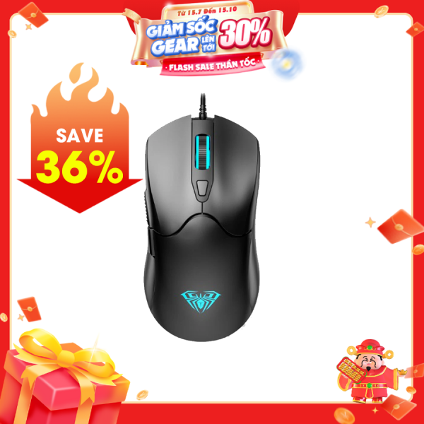 Chuột Gaming Có Dây AULA S13 Đen