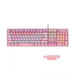 Bàn phím Gaming có dây AULA S2022 Hồng (1302)