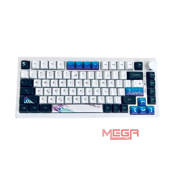Bàn phím cơ Fuhlen H75S Smoke City ice-crystal switch