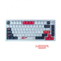 Bàn phím cơ Fuhlen H75S Fire heart White red Switch
