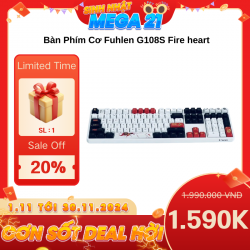 Bàn Phím Cơ Fuhlen G108S Fire heart ice-crystal switch