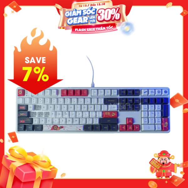 Bàn Phím Cơ Fuhlen G108S RGB City ice-crystal switch