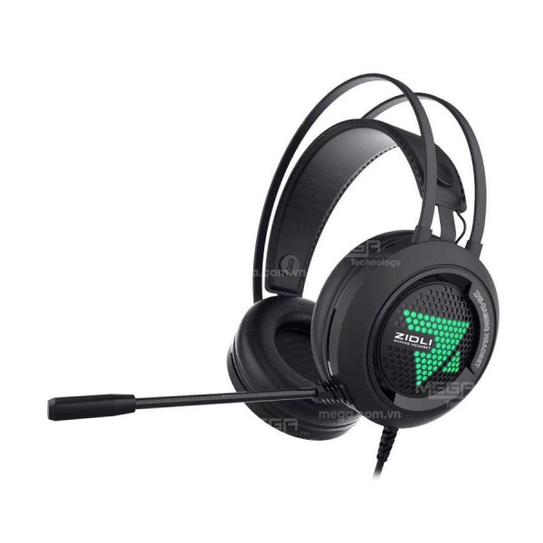 Tai nghe chụp tai Zidli ZH6 (3.5, USB, LED - Có hộp)