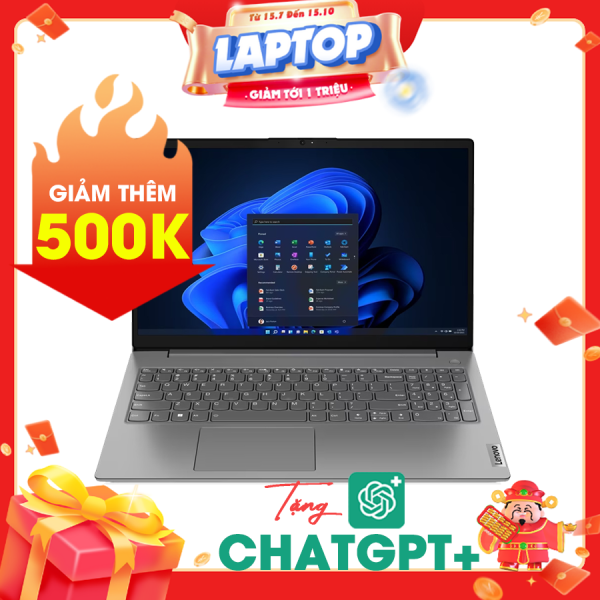 Laptop Lenovo V15 G4 IRU 83A100F3VN Xám (Cpu i5-13420H, Ram 8GB, SSD 512GB, 15.6 inch FHD, No OS)