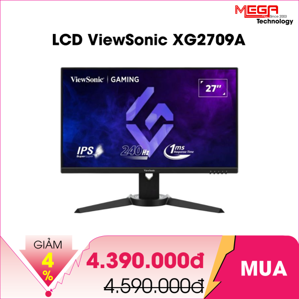 LCD ViewSonic XG2709A 27 inch FHD IPS 240Hz 1ms (HDMI, DP)