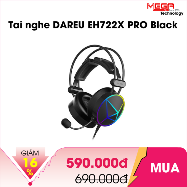 Tai nghe DAREU EH722X PRO Black
