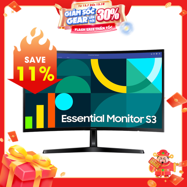 LCD Samsung LS27D366GAEXXV 27 inch VA FHD 4ms 100Hz Cong (HDMI, VGA)