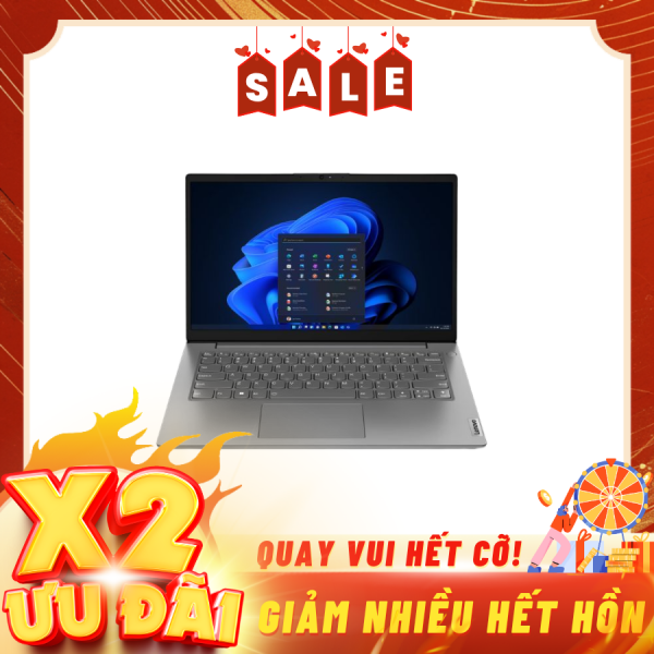 Laptop Lenovo V14 Gen 4 83A000FNVN Xám (Cpu i5 - 13420H, Ram 16GB, SSD 512GB, 14 inch FHD, No OS, 2Y)