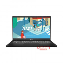 Laptop MSI Modern 15 B12MO-625VN Đen ( Cpu i5-1235U, Ram 8GB, SSD 512GB, Vga Intel Iris Xe Graphics, 15.6 inch FHD, Win11)