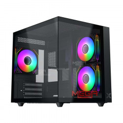 Case Xigmatek Aqua M LITE 3GF Đen EN44144( M-ATX, 3 Fan RGB) BC