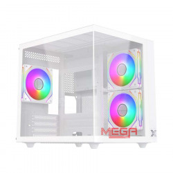 Case Xigmatek Aqua M LITE ARTIC 3GF Trắng EN44168 ( M-ATX, 3 Fan RGB) BC