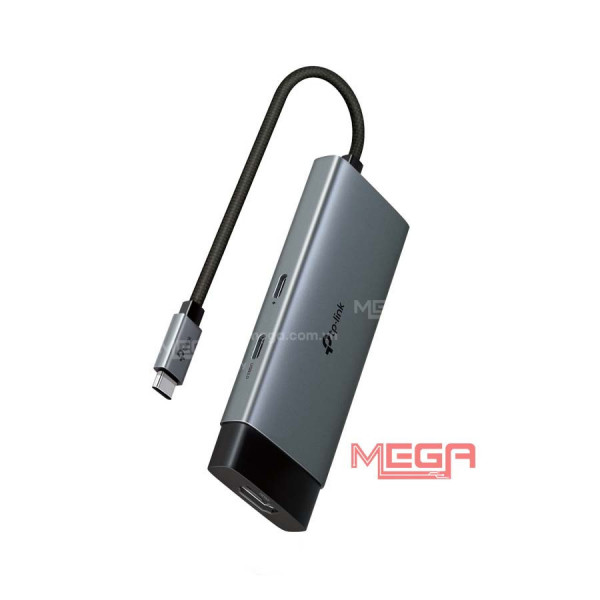 Bộ chuyển đổi USB-C sang 2*USB-A 3.0+USB-C 3.0 +HDMI+PD (5 cổng) Tp-Link UH5020C