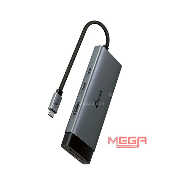 Bộ chuyển đổi USB-C sang 2*USB-A 3.0+USB-C 3.0 +HDMI+SD/MicroSD +PD (7 cổng) Tp-Link UH7020C