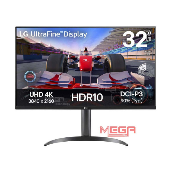 LCD LG UltraFine 32UR500K-B.ATV 32 inch (3840 x 2160) VA 60Hz 5ms Đen (HDMI, DP, USB-C)