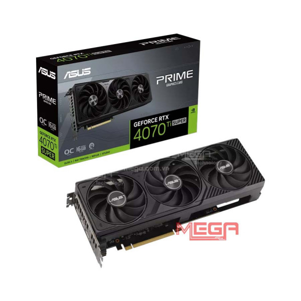 Vga Asus PRIME RTX 4070 TI SUPER OC 16GB (PRIME-RTX4070TIS-O16G)