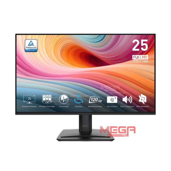 LCD MSI PRO MP251 E2 24.5 inch FHD IPS 120Hz 1ms Loa Audio (HDMI, VGA, DP)