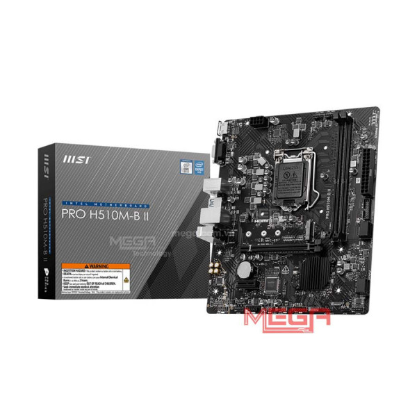 Mainboard MSI PRO H510M-B II (SSD m.2 ,VGA + HDMI) (Hỗ trợ cpu thế hệ thứ 10)