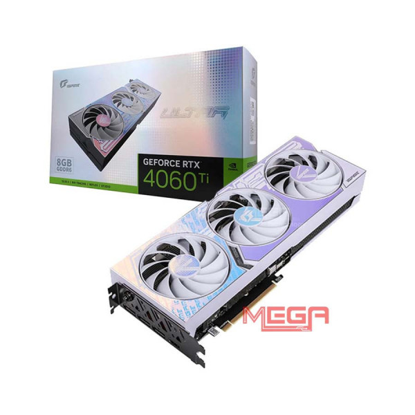 Vga Colorful iGame GeForce RTX 4060 Ti Ultra W OC 8GB-V 3 FAN 