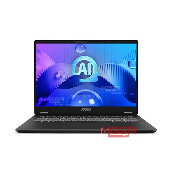 Laptop MSI Prestige 14 AI Studio C1UDXG-058VN Xám (Cpu Ultra 7-155H, Ram 16GB, SSD 1TB, Vga RTX3050 6GB, 14 inch FHD+ 144Hz, Finger Print, Win11SL, Túi, 2Y)