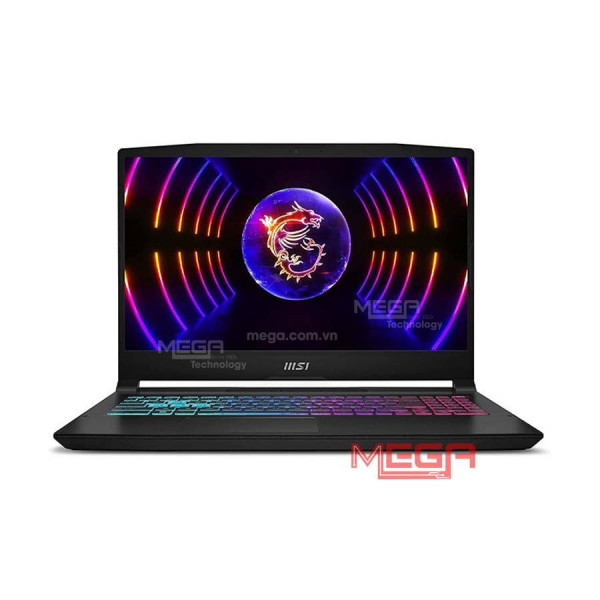 Laptop MSI Katana 15 B13UDXK-2269VN Đen ( Cpu i7-13620H, Ram 8GB, SSD 1TB, Vga RTX 3050 6GB GDDR6, 15.6 inch FHD 144Hz, Win 11SL, Balo, 2Y)