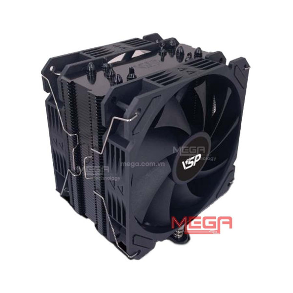 Tản nhiệt CPU VSP Cooler V540 2 Fan Black