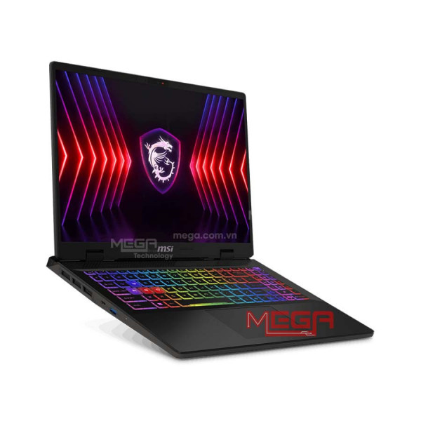 Laptop MSI Sword 16 HX B14VEKG-459VN Xám (Cpu i7-14700HX, Ram 16GB(8gbx2), SSD 1TB, Vga RTX 4050 6GB, 16 inch FHD+ IPS 144Hz, Win11, Balo, Chuột, lót chuột, móc khóa, 2Y)