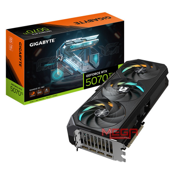 Vga Gigabyte GeForce RTX 5070 Ti GAMING OC 16GB (GV-N507TGAMING OC-16GD)