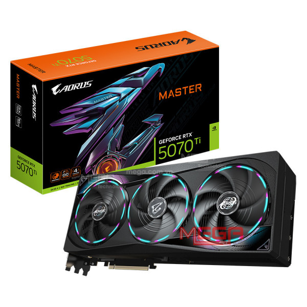 Vga Gigabyte RTX 5070 Ti AORUS MASTER 16GB (GV-N507TAORUS M-16GD)
