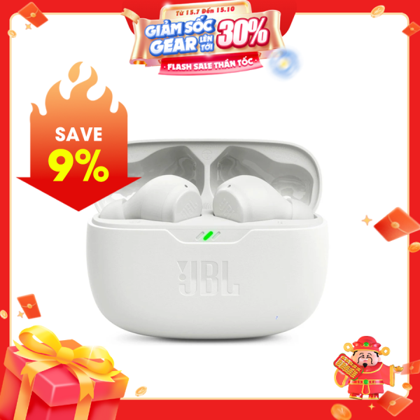 Tai nghe Bluetooth True Wireless JBL Wave Beam 2 Trắng (WBEAM2WHT)