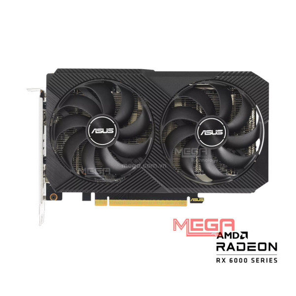 Vga Asus Dual Radeon RX 6500 XT V2 OC Edition 4GB GDDR6 (DUAL-RX6500XT-O4G-V2)