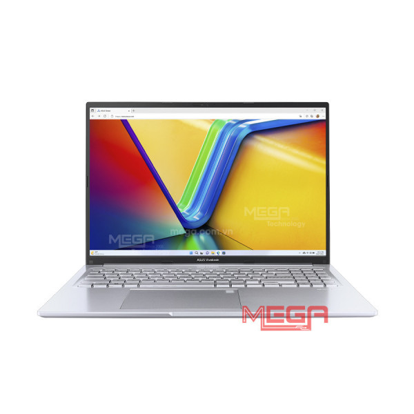 Laptop Asus Vivobook 16 X1605VA-MB1795W Bạc ( Cpu i7-13620H, Ram 16GB(8gbx2), SSD 512GB, Vga Intel Iris Xe Graphics, 16 inch WUXGA IPS, Finger Print, Win 11 Home, 2Y)