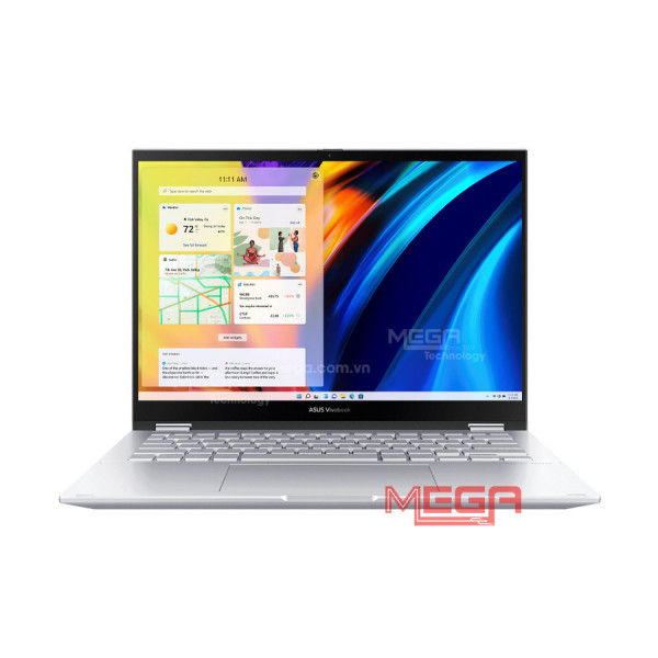 Laptop Asus Vivobook S 14 Flip TP3402VA-LZ632W Bạc ( Cpu i5-13420H, Ram 16GB(8gbx2), SSD 512GB, Vga Intel UHD Graphics, 14 inch WUXGA, Win 11 Home, 2Y)