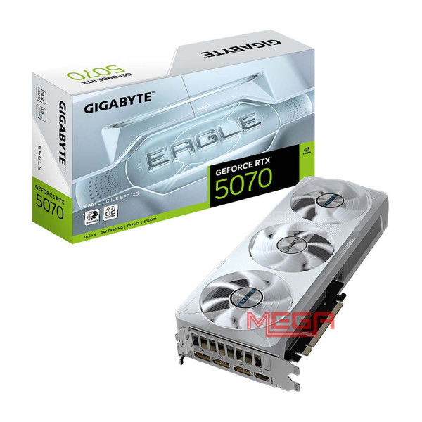 Vga Gigabyte RTX 5070 EAGLE OC ICE SFF 12GB (GV-N5070EAGLEOC ICE-12GD)