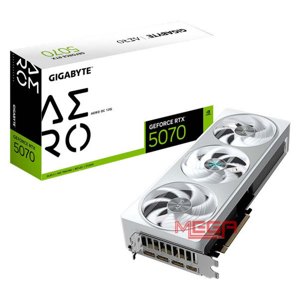 Vga Gigabyte RTX 5070 AERO OC 12GB (GV-N5070AERO OC-12GD)