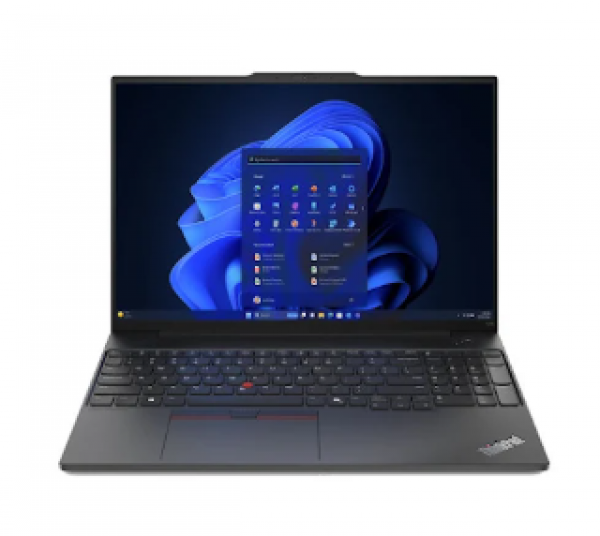 Laptop Lenovo ThinkPad E16 Gen 2 - 21MA004JVN Đen (Cpu Ultra 7-155U, Ram 16GB, SSD 1TB, Vga Onboard graphics, 16 inch WUXGA IPS, Finger Print , Win11 Home SL, 2Y)