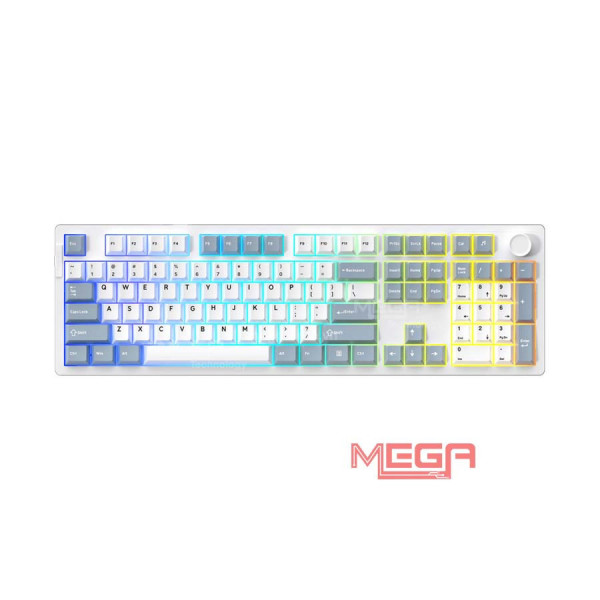 Bàn phím cơ không dây DAREU EK106 PRO Haze Blue, Cloud switch
