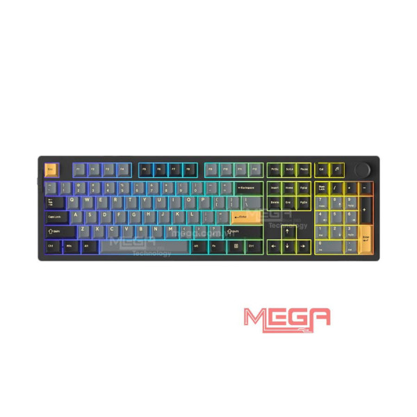 Bàn phím cơ không dây DAREU EK106 PRO Black - golden, Cloud switch