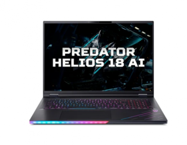 Laptop Acer Predator Helios 18 AI PH18-73-98AQ Đen (Cpu Core Ultra 9-275HX, Ram 192gb , SSD 6TB, Vga NVIDIA GeForce RTX 5090 24GB,  18 inch 4K IPS Mini LED DDS 120Hz , Win 11H)