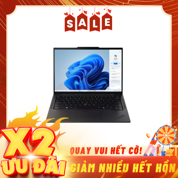 Laptop Lenovo ThinkPad T14s Gen 5– 21LS0060VA Đen (Ultra 7 155U, Ram 16GB, SSD 512GB, Vga Integrated Intel Graphics, Finger Print, 14.0 WUXGA  IPS 400nits Anti-glare, NoOS, 3Y)