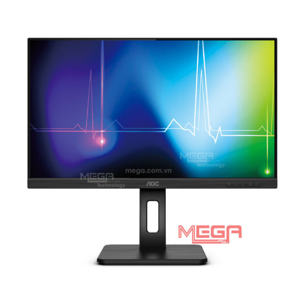 LCD AOC U27P2C/74 27 inch (3840 × 2160) UHD 4K IPS 60Hz 4ms ( HDMI, DisplayPort, USB-C )