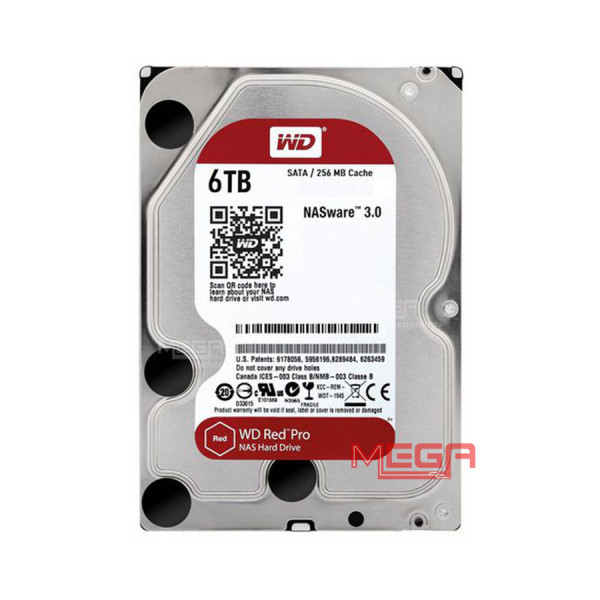 HDD WD Red Pro 6TB 3.5 inch SATA III 256MB Cache 7200RPM (WD6005FFBX) 