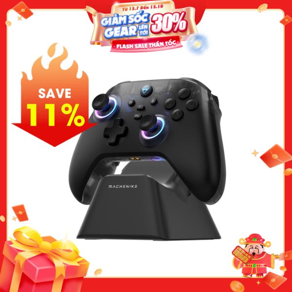Tay cầm Machenike G3 V2 Tri-mode Controller - Black
