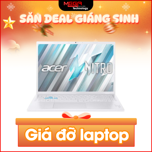 Laptop Acer Gaming Nitro Lite 16 NL16-71G-71UJ NH.D59SV.002 Trắng ( Cpu i7-13620H, Ram 16gb ( 2x8gb) , SSD 512gb , Vga NVIDIA GeForce RTX 3050 6GD6, 16 inch FHD IPS 165Hz, Win 11H, 1Y)