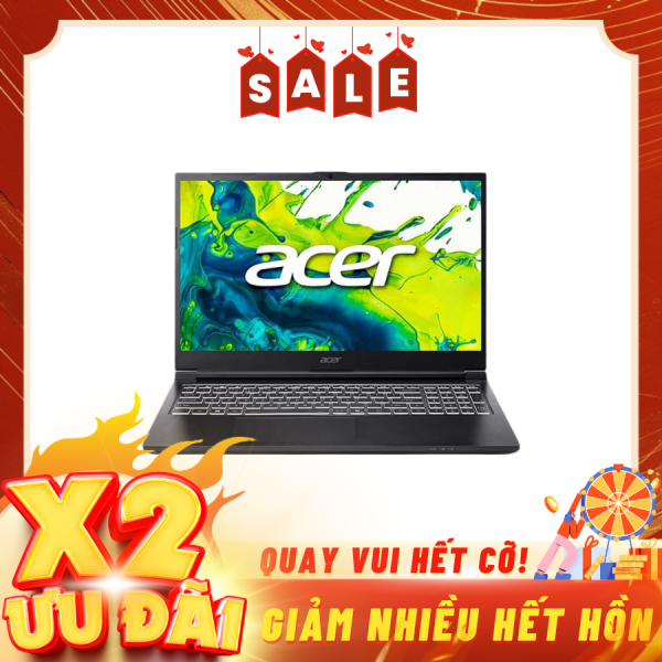 Laptop Acer Gaming Aspire 7 A715-59G-73LB NH.QX6SV.002  Đen ( Cpu i7-12650H, Ram 16gb, SSD 512gb, Vga NVIDIA  GeForce RTX 3050 6GD6, 15.6 Inch FHD IPS 144Hz, Win 11H, 1Y)