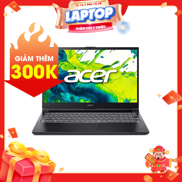 Laptop Acer Gaming Aspire 7 A715-59G-73LB NH.QX6SV.002  Đen ( Cpu i7-12650H, Ram 16gb, SSD 512gb, Vga NVIDIA  GeForce RTX 3050 6GD6, 15.6 Inch FHD IPS 144Hz, Win 11H, 1Y)