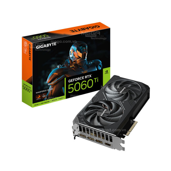 Vga Gigabyte RTX 5060 Ti WINDFORCE OC 16GD (GV-N506TWF2OC-16GD)